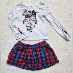 Girls 2 Piece Justice Outfit